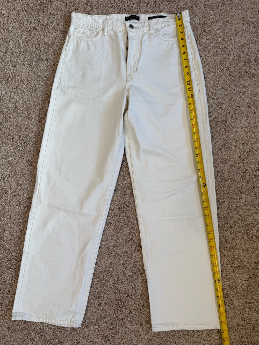 Banana Republic mid-rise loose stovepipe denim size 30